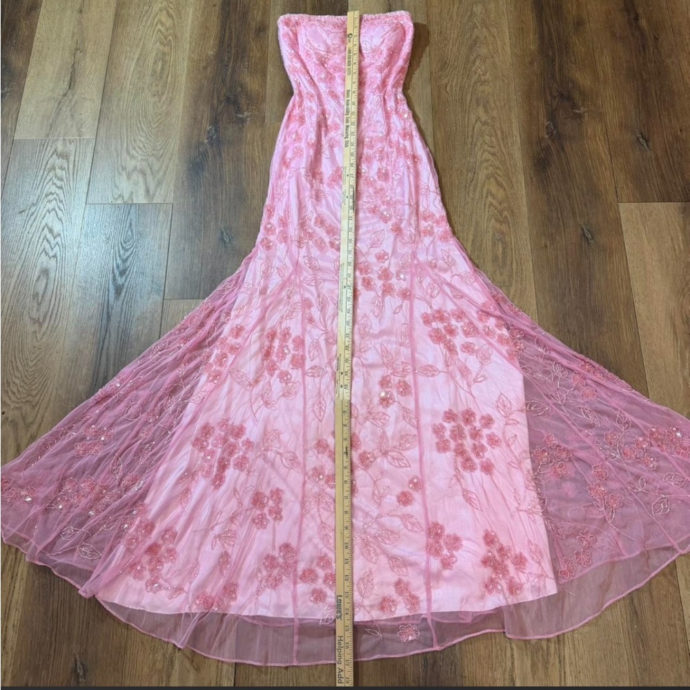 Vintage Y2K Beaded Dress Vintage Beaded Dress Y2K Strapless Prom Dress Fairy - Picture 9 of 9
